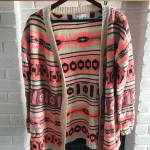 Oversized patterned Cotton On cardigan!